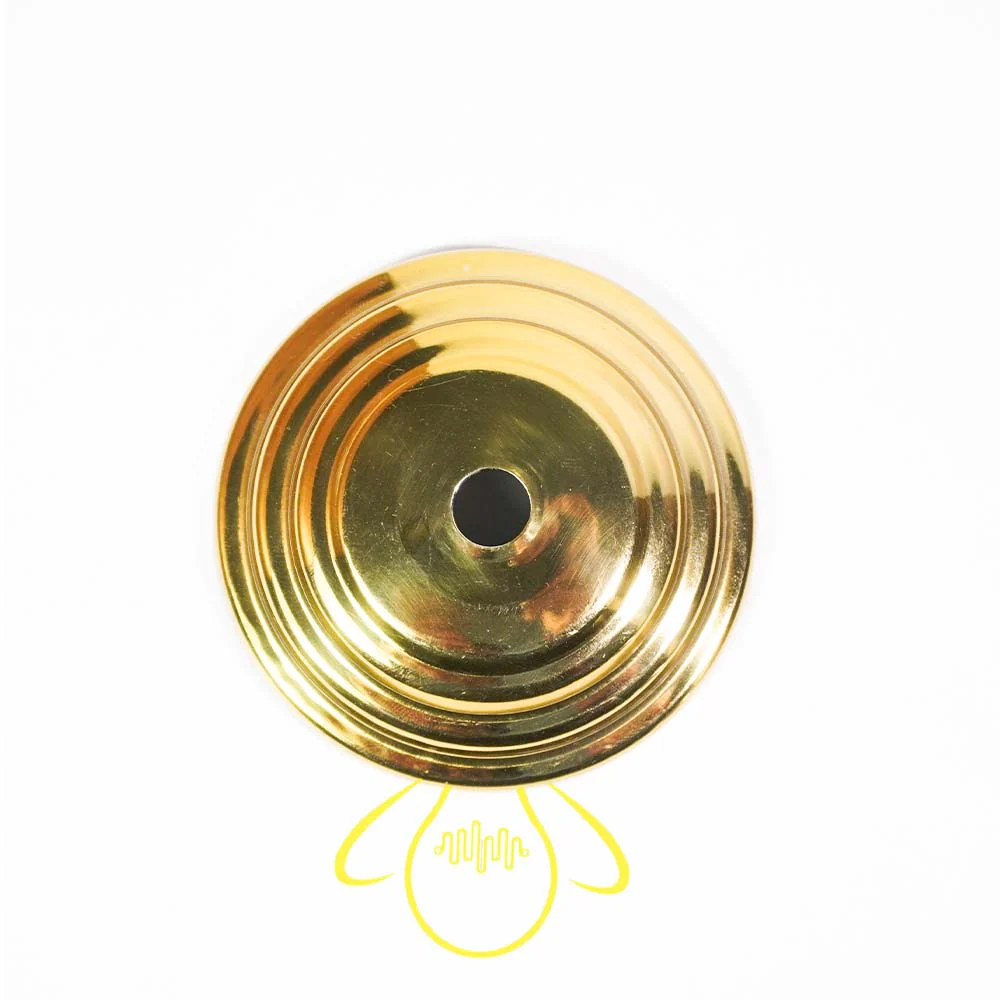 Stainless Steel Great Grill Cap – 75mm Gold Finish | Lighting Component for Chandeliers | Bright House