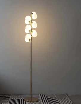 Modern Gold Floor Lamp for Living Room | Brighthouse